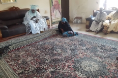 Abdu Yakubu Gombe State Coordinator SPAG Project with the Emir of Cham