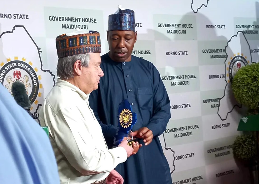 UN Sec-Gen, Guterres Visits Nigeria, Assesses Situation of Borno IDPs, Repentant Boko Haram