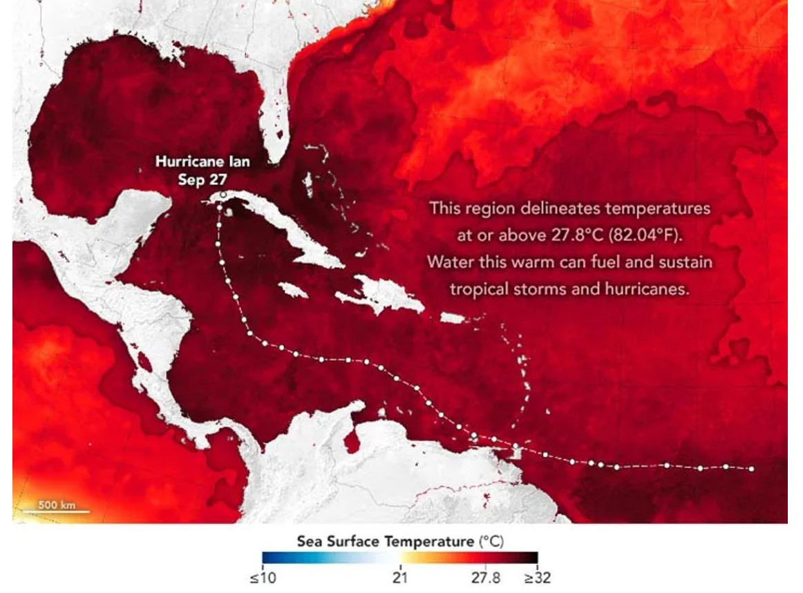 Fuel for Hurricane Ian: Fearsome Power Comes From the Ocean